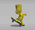 LogLod.Com Games -  Bart On Skate